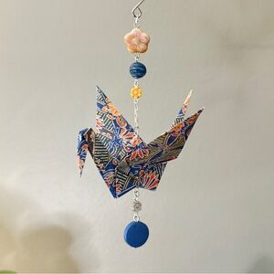 Hand Crafted Ornament #2284 - Large Origami Crane